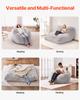 SucceBuy Bean Bag Bed Chair Convertible Chair from BeanBag To Lounge or Mattress Gaint Bean Bag Chair Bed for Adults Livingroom