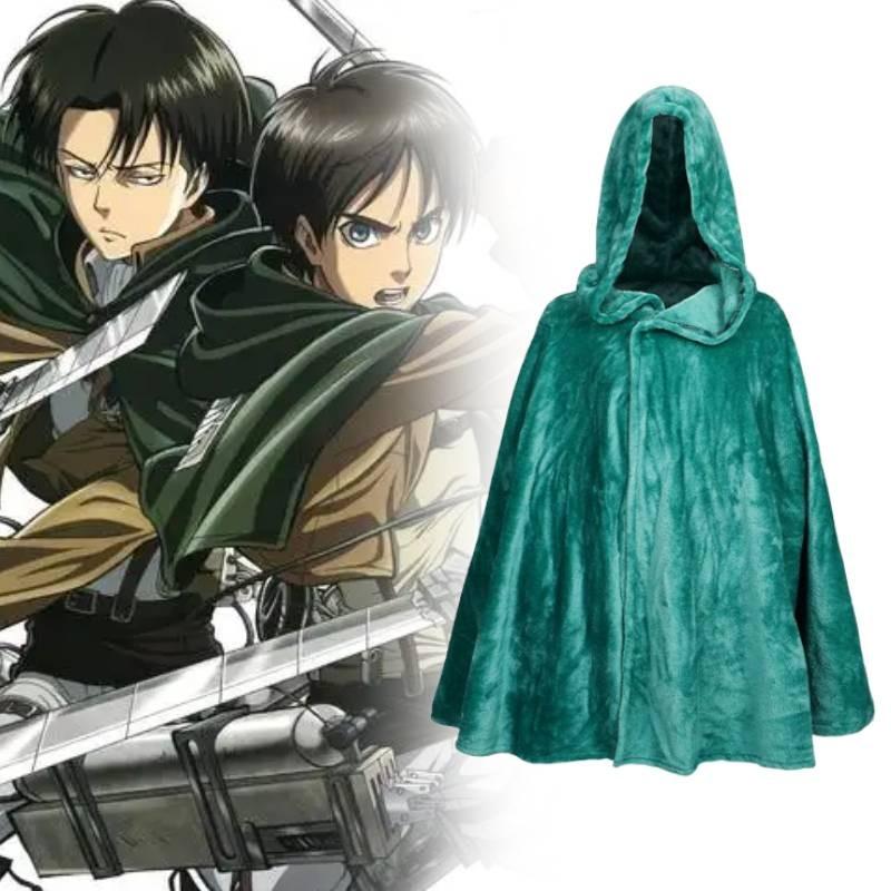 Attack Titan On Green Cloak Cosplay Costume Halloween Party Stage Performance