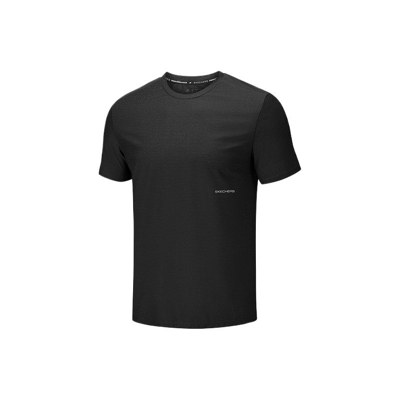 Skechers Moisture-Wicking Short Sleeve Pullover T-Shirt Men tops P226M088-0018 L