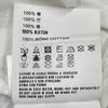 Prada 19Stainless Steel White 39507 Cotton Logo T-Shirt Tops 42 whiteUsed