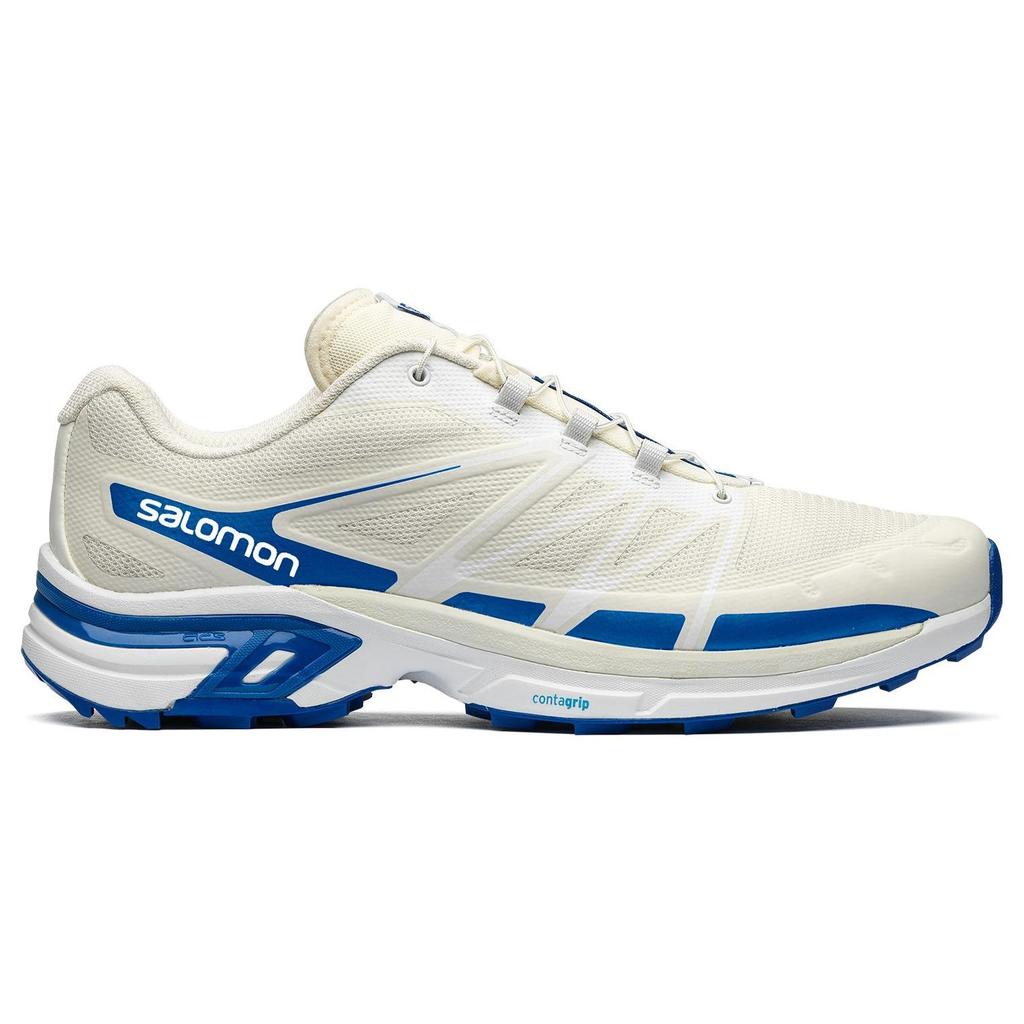 Salomon Jjjound X Xt-Wings 2 Collaboration Mesh Synthetic Leather Low-Top Casual Trail Running Shoes Unisex sneaker White Blue 472548