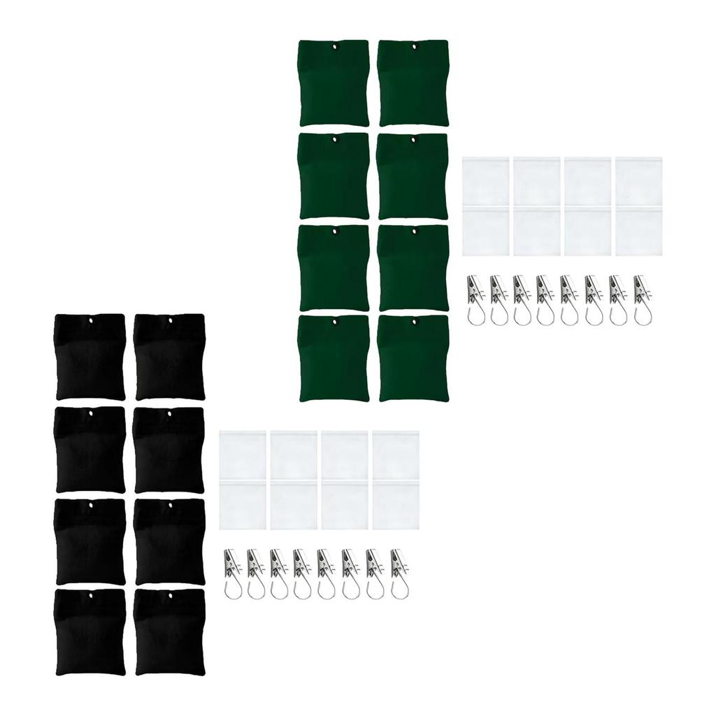 8x Outdoor Curtain Weights, Heavy Duty Wear Resistant Multi Functional with PE