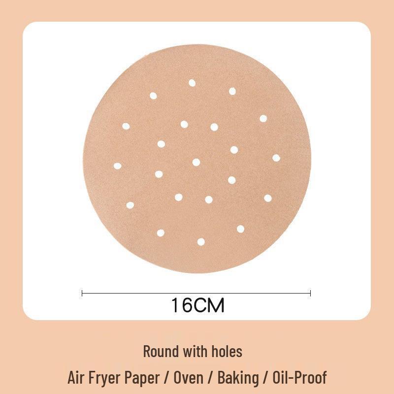 Disposable Square Air Fryer Silicone-Infused Baking Paper for Oil Absorption
