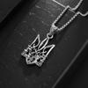 Neptune Trident Hip-hop Fashion Domineering High-end Versatile Jewelry Pendant Necklace