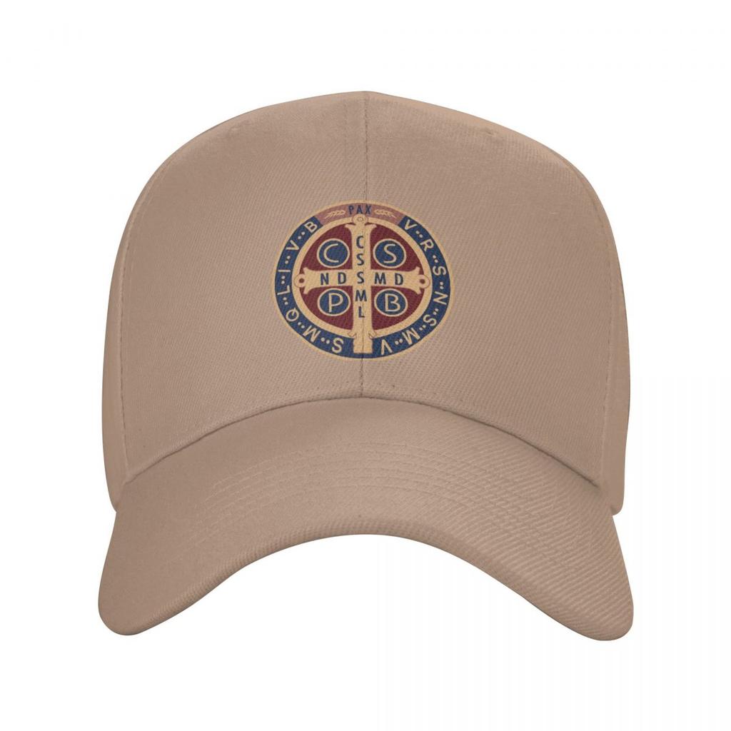 Casquette de Baseball personnalisée avec médaille de Saint benoît, unisexe, ajustable, pour femmes, chapeau de papa catholique, jésus, printemps