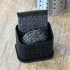 Metal Sponge Drainer Rack, Kitchen Storage Organizer, Sink Edge Storage Box - Space Saving & Durable