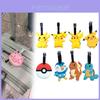 Pokemon Pikachu Charmander Squirtle Luggage Tag Gengar Charmander Squirtle Silicone Travel Tag For Travelers