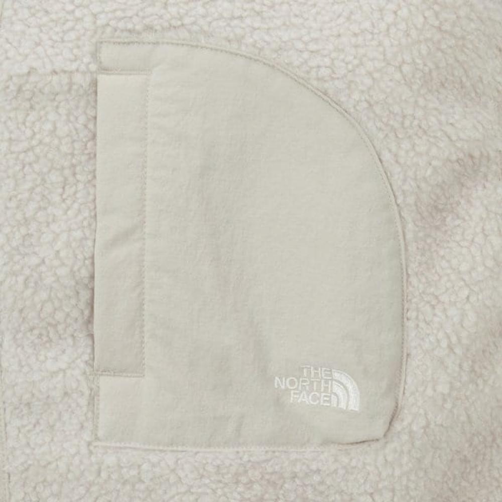The North Face Teddy Fleece Vest Cream Beige Nv4fr57c