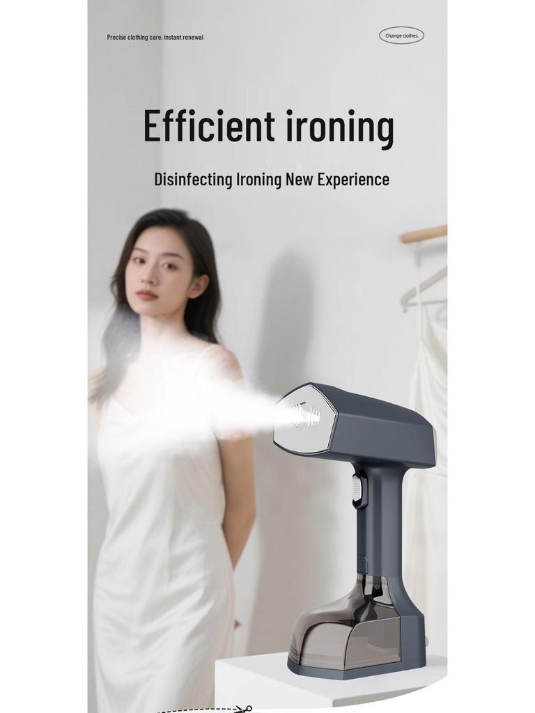 Dual-Function Handheld Garment Steamer & Iron