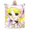 Candy Candy Manga Decken Fleece Textil Dekor Atmungsaktiv Super Weich Überwurfdecke für Zuhause Couch Teppich Stück