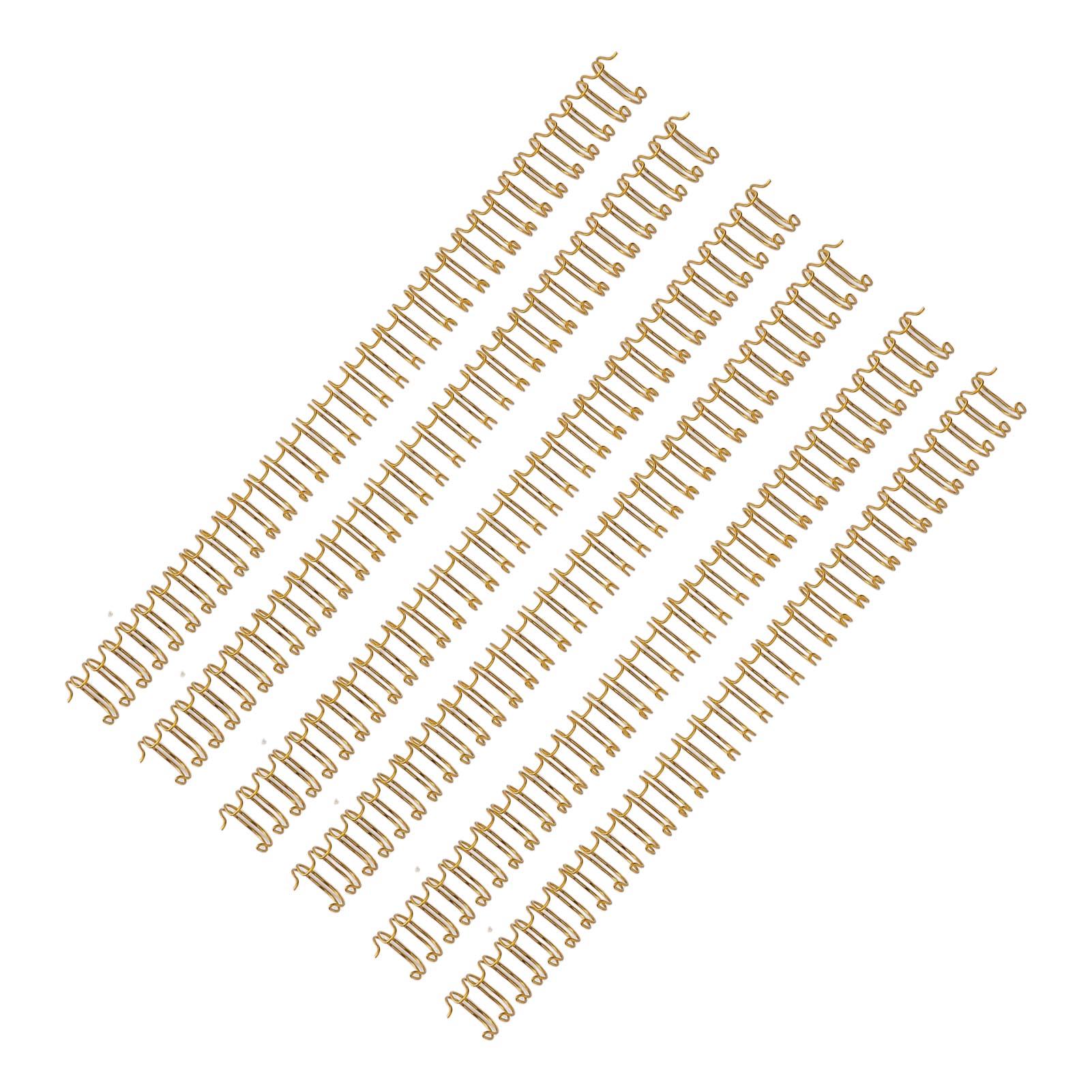 Double   Wire Binding Spine 1Celsius2in Diameter 34   3:1 Pitch 100 Sheets Capacity Iron Wire Binding