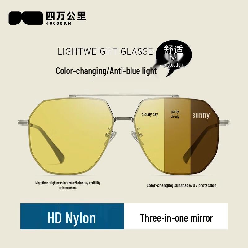 Unisex Night Vision Photochromic Polarized Driving Sunglasses