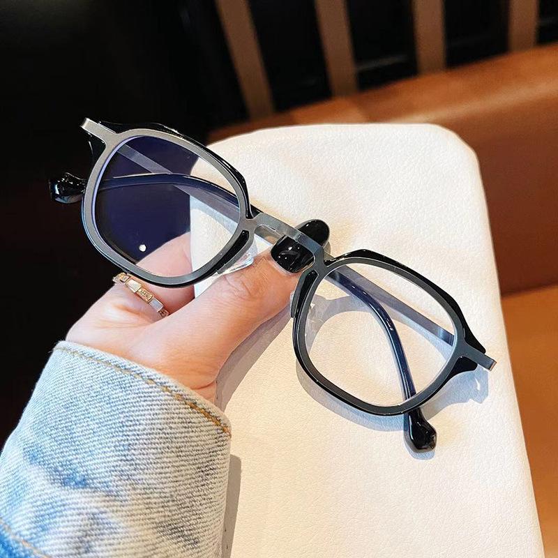 Vintage Square Reading Glasses Women Men Trend New Irregular Ultralight Small Frame Prescription Eyewear Anti Blue Light Glasses