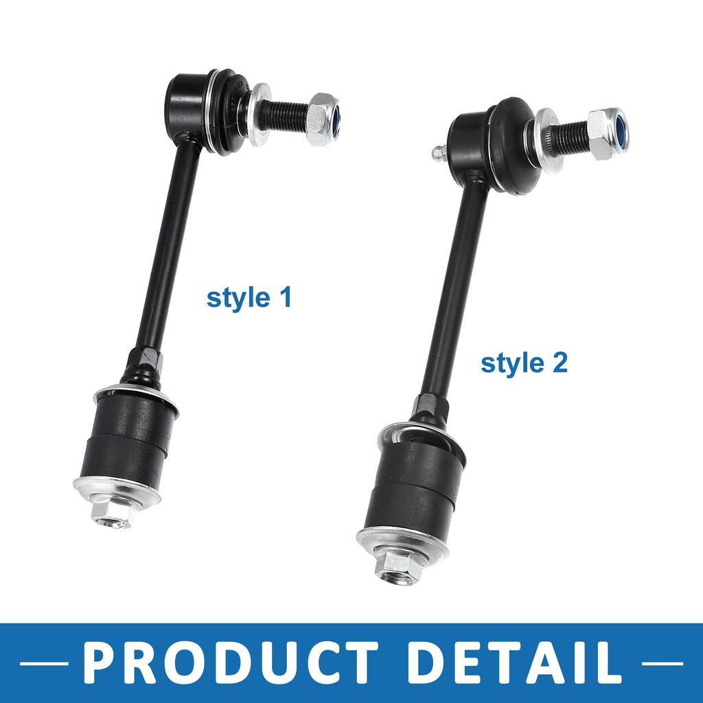 ABSOPRO Front Sway Bar Links for Toyota Tundra 2 Pieces (K90680) 2002-2006, Black,