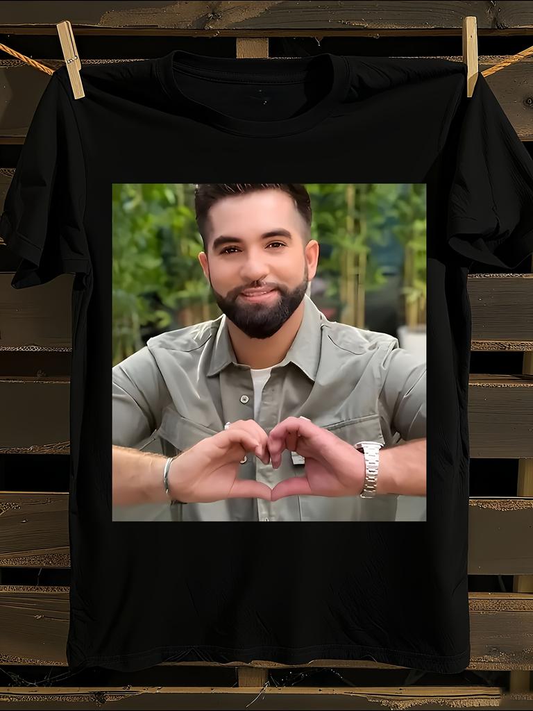 Kendji Girac Black Casual T-shirt
