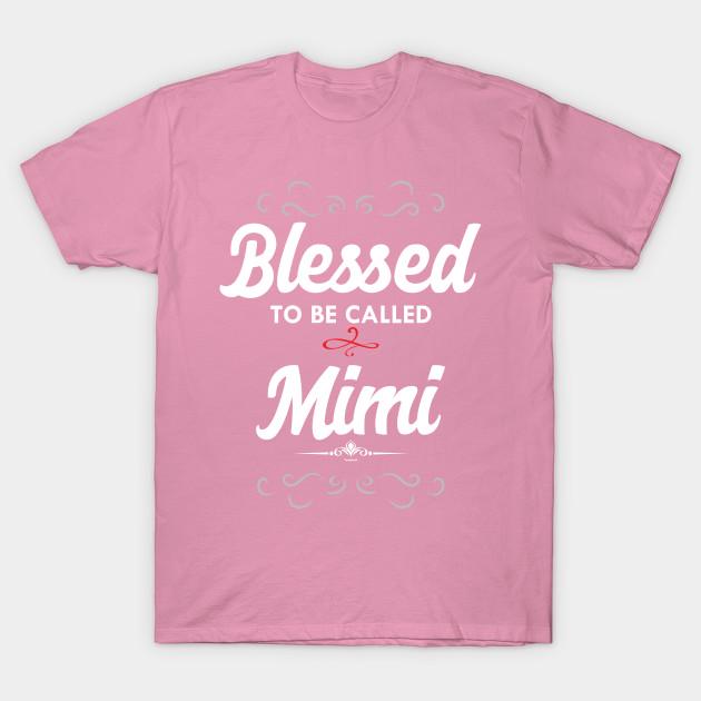 T Shirt Women Blessed To Be Called Mimi Harajuku Print Kawaii Tshirt Summer Short Sleeve Female T-Shirt Top Tee