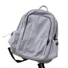 Schoolbag Customized Large Capacity School Bag Women's Lightweight Solid Color Fashion Versatile Junior High School Student Travel Backpack Men