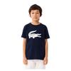 Lacoste Childrens/Kids Large Logo Premium Cotton T-Shirt