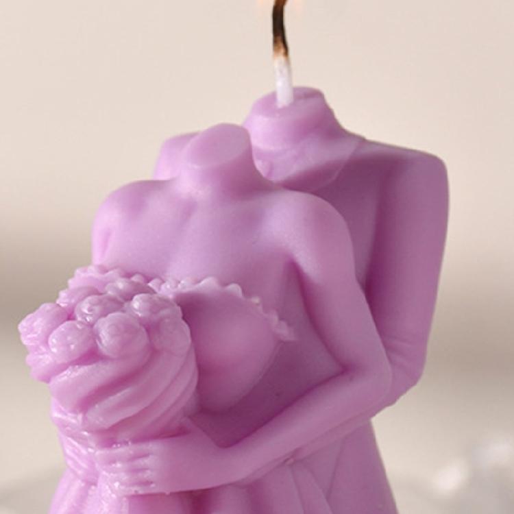 Couples Candle Mold Mother and Kids Candle Silicone Moulds DIY Home Decorations