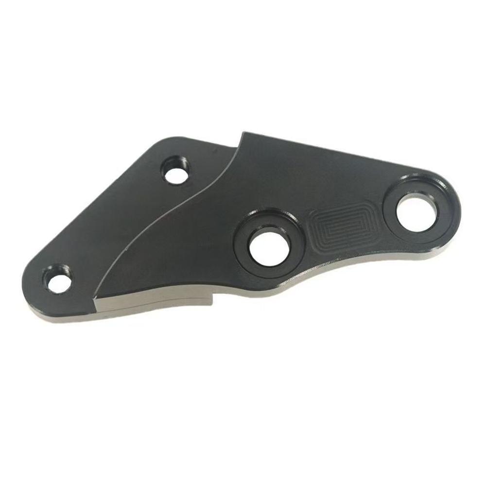 Universal 43mm Motorcycle Brake Caliper Adapter Bracket, Compatible with Disc Brakes, Front/Rear Fork Mounting Kit чёрный