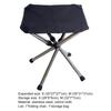 Folding Stool 4-legged with Storage Bag Mini Durable Stainless Steel Fishing Chair