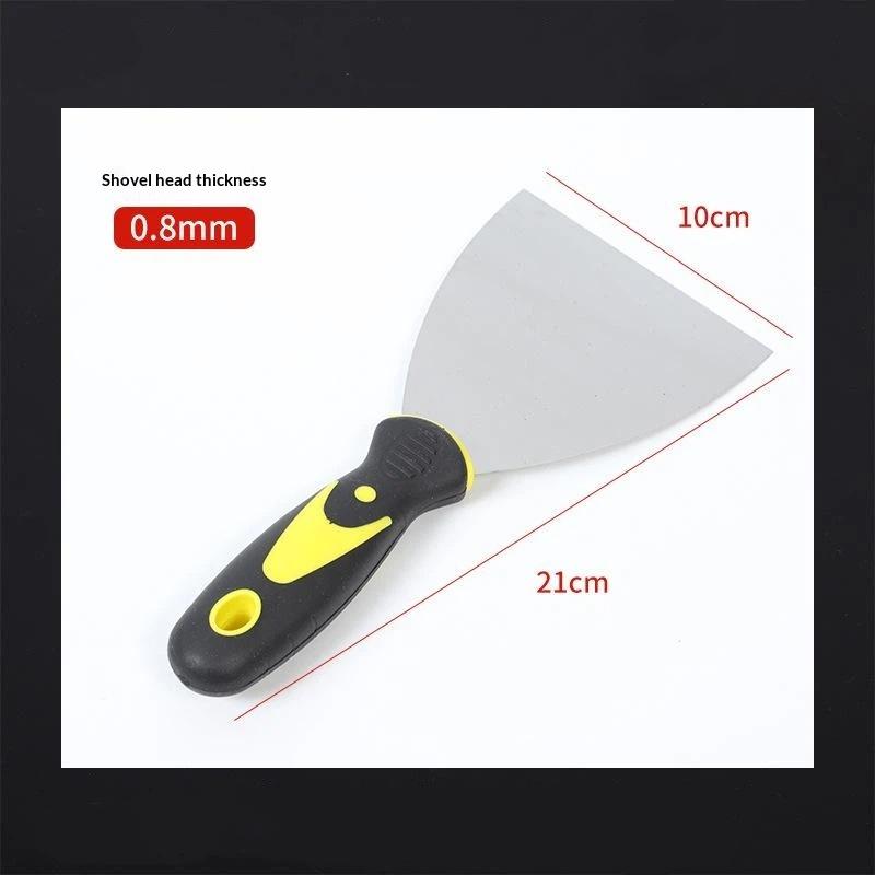 Stainless Steel Putty Knife Plastic Handle Scraper Flexible Blade Filling Painting Tool For Diy Wall Renovation Construction Use