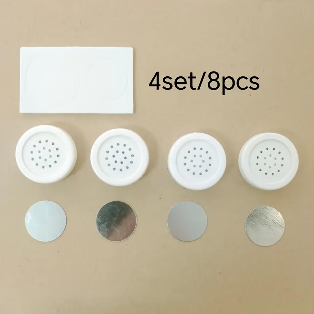 

Магнитные настенные крючки - Легкая установка, Изящный держатель для пульта дистанционного управления и магнита на холодильник, Полированный пластиковый органайзер для дома, Практичные настенные крючки