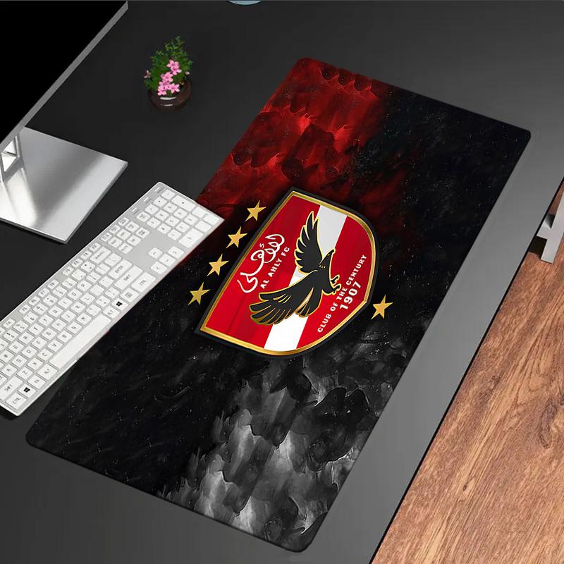 Al Ahly Fc Crest Design Mouse pad Mouse pad, Gaming Mouse Pad, keyboard pad, Desk Decor for computer notebook Fan Gift Birthday Gift