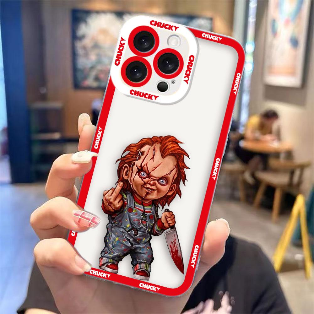 Charles Lee Ray Chucky Puppe Klare Handyhülle Für VIVO Y400 Y100 Y75 Y51 Y50 Y36 Y35 Y28 Y22S Y21 Y20 Y19S Y17S Y16 Y15S Y04 Hülle