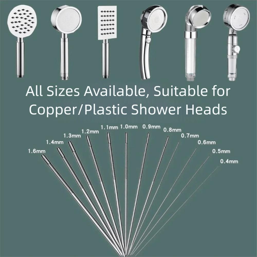 0.4-1.6mm Stainless Steel Needle Brushes Set Welding Torch Through-Needle  for Bathroom