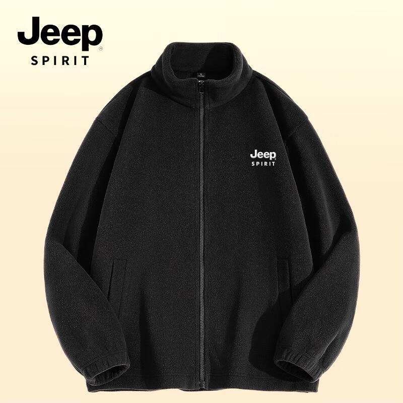 

JEEP SPIRIT Men s Fleece-Lined Stand Collar Jacket 3XL