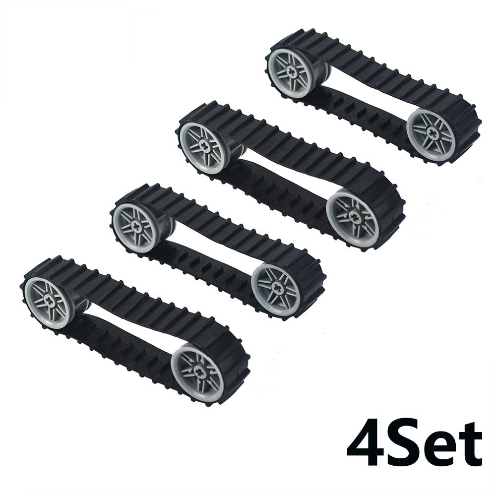 MOC Technical Caterpillar Tank Tracks Building Blocks Chain LinkExcavator Wheel Parts Brick Toy DIY Compatible 57519 88323 3711