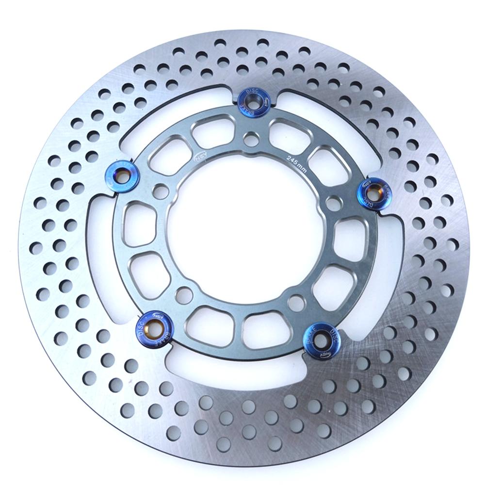 CNC 245mm*58mm 5 Löcher Schwimmende Scheibe Motorrad Bremsscheibe Für Honda Yamaha Roller Aerox Nitro Cygnus-X BWS Zuma RSZ FORCE