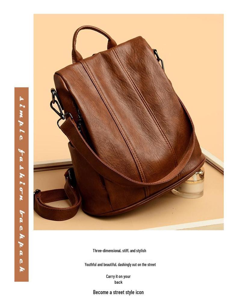 Women's Anti-theft Backpack: 2023 Autumn/Winter Trend, Large Capacity Fashion Niche Design