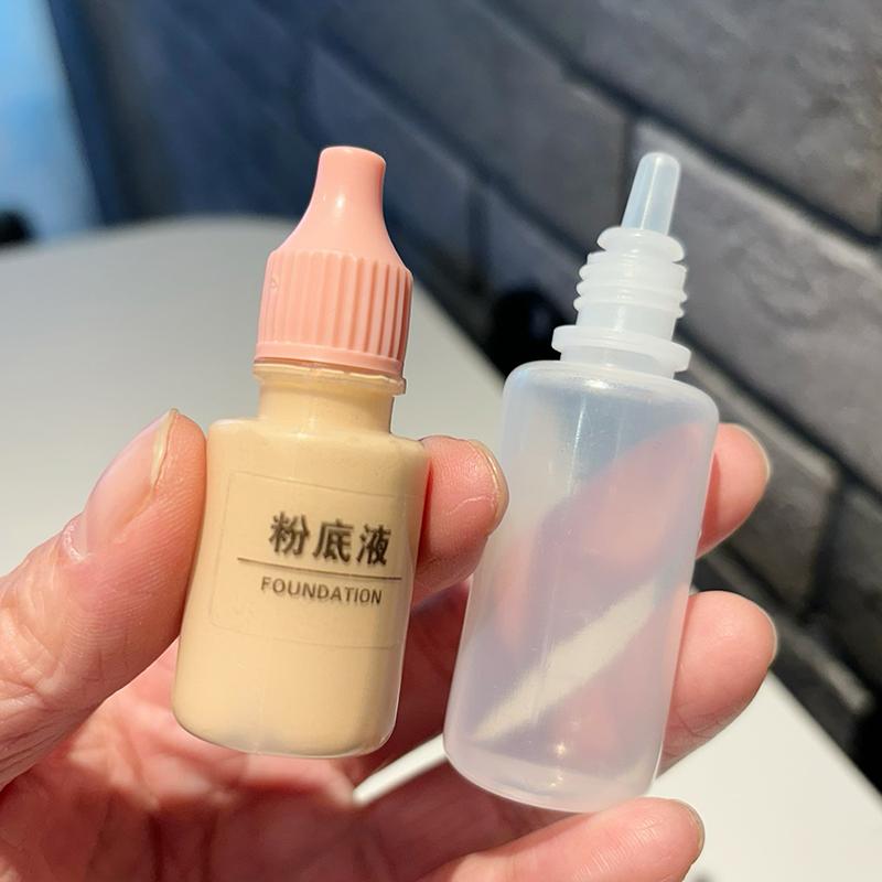 10Pcs Cosmetic Soft Refillable Bottle Portable Travel Cream Packaging Accessories Plastic Liquid Foundation Empty Container