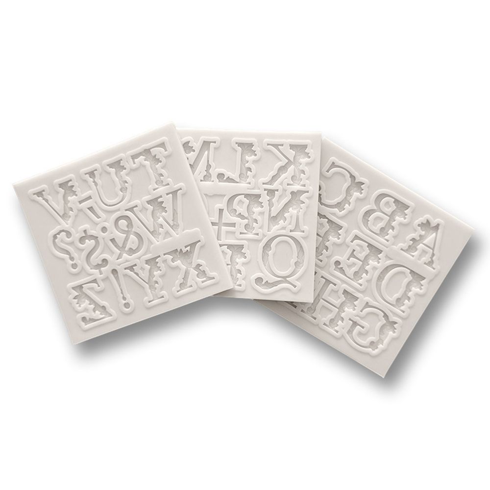 Fondant Molds Candy for Chocolate Alphabet Mould Letters Molds Fondant Tool Chocolate Mold