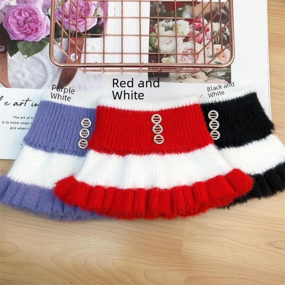 Neckerchief Woman Winter Comfortable Detachable Collar Outdoor Windproof Protective Neckerchief