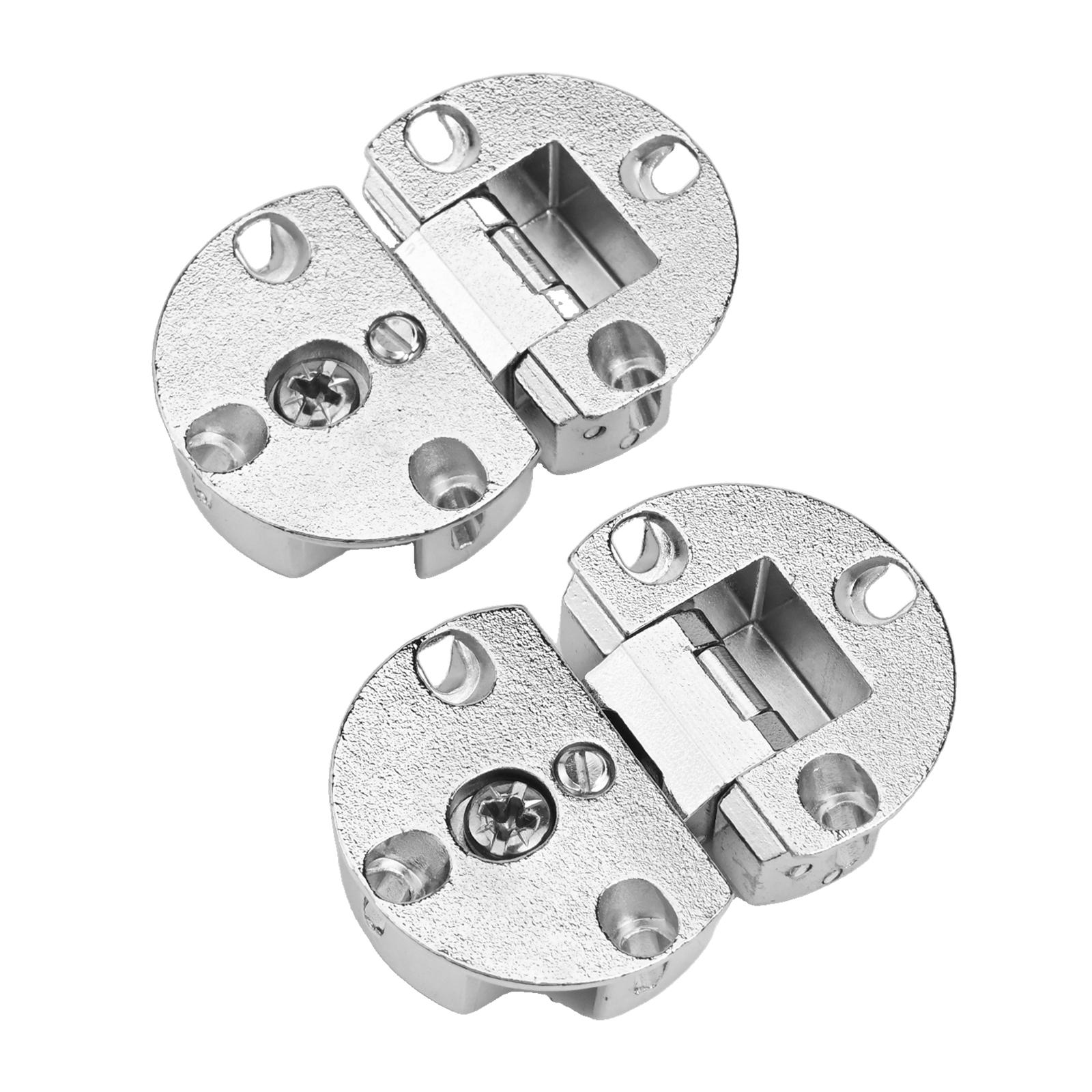 

2Pcs Flap Hinges Cabinet Door Flap Hinge 90 Degree Folding Invisible Hinges Furniture Fitting Home Cabinet Furniture Hardware