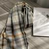 Women Fashion Plaid Scarf Winter Sweet Warm Imitation Cashmere Shawl Neck Warmer For Birthday Gifts