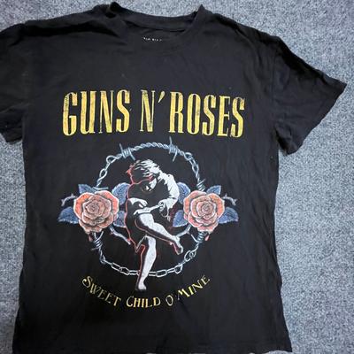 Pánské tričko Guns N Roses Velikost S Černá Sweet Child O Mine Grafika Rocková Kapela Tričko Unisex Tričko