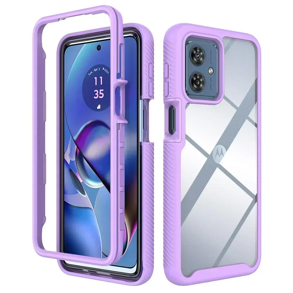 Per Motorola Moto G86 Power G56 G77 G87 G55 G35 G24 G54 Power 5G Custodia Trasparente Cover Posteriore Custodia Moto G84 Telefono G14 G 86 G04s funda