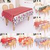 Decoration Christmas Printed Tablecloths Creative Desktop Dress Supplies Up