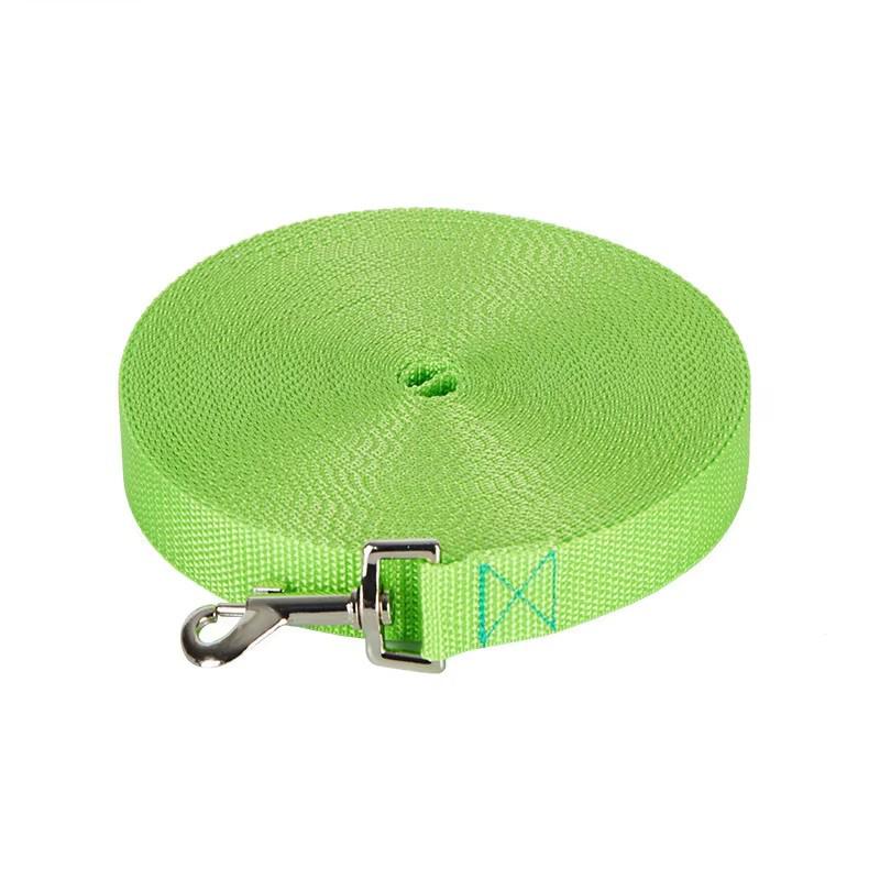 

Nylon Extra Long Pet Leash Durable Dog Lead For Dog Recall Training Extended Length Anti Tangle Heavy Duty Pet Leash Outdoor 1.2m светло-зеленый
