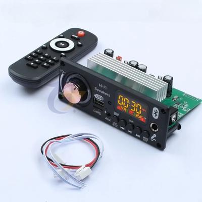 Bluetooth MP3 Decoding Board TPA3116D2 2*100W Amplifier DIY Music Player FM Radio Module RGB TF AUX USB Mic Record