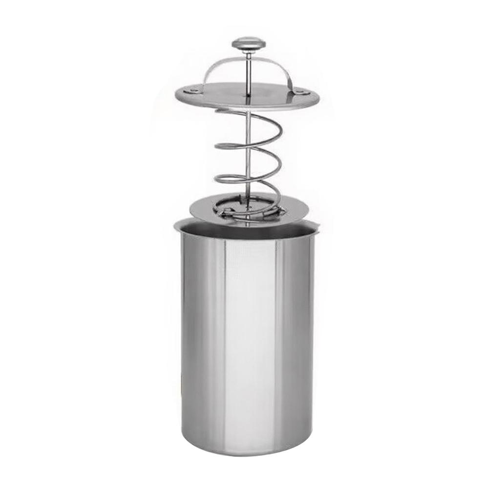 Stainless Steel Meat Press for Deli Style Slices with Precision Thermometer 304 Grade 20 x 11.5 cm Compact Design