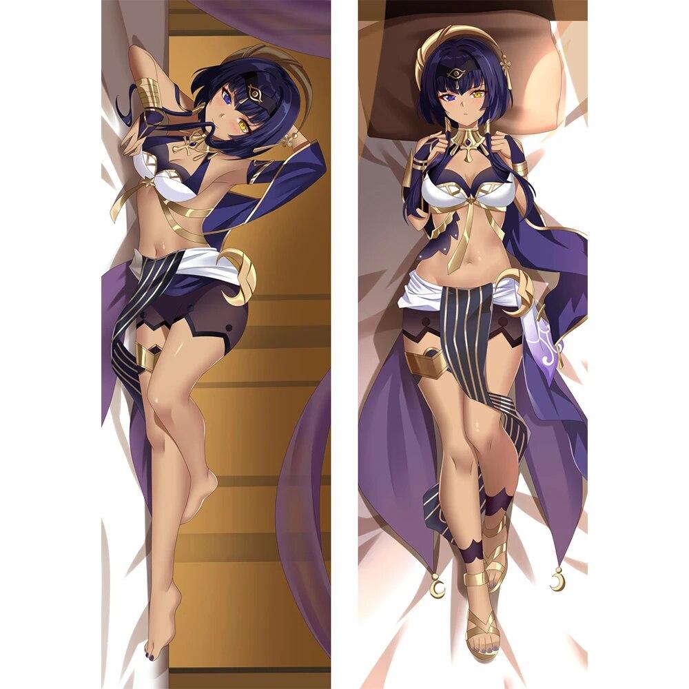

Аниме игра Genshin Impact Candace косплей двусторонняя наволочка Dakimakura игра обнимающее тело отаку чехол для подушки для сна подарок 40x120cm Peachskin
