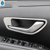 Stříbrný kryt schránky na rukavice s flitry / Kryt spínače světlometů / Kryt vnitřního madla dveří Příslušenství pro Hyundai Tucson NX4 -