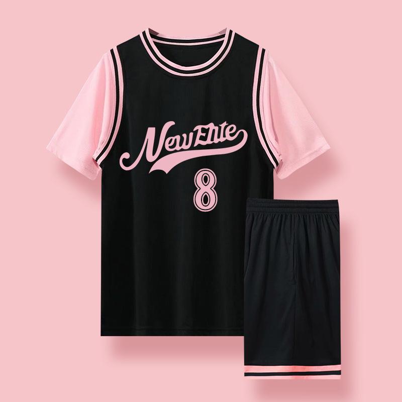 

Женский летний баскетбольный комплект - Двухкомпонентная студенческая тренировочная и соревновательная форма M (155-165cm)