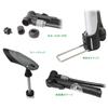 GIYO Tragbare Mikro-Standpumpe Silber Manometer Kompatibel mit Französischen und Amerikanischen Ventilen [GM-71] IN-LINE