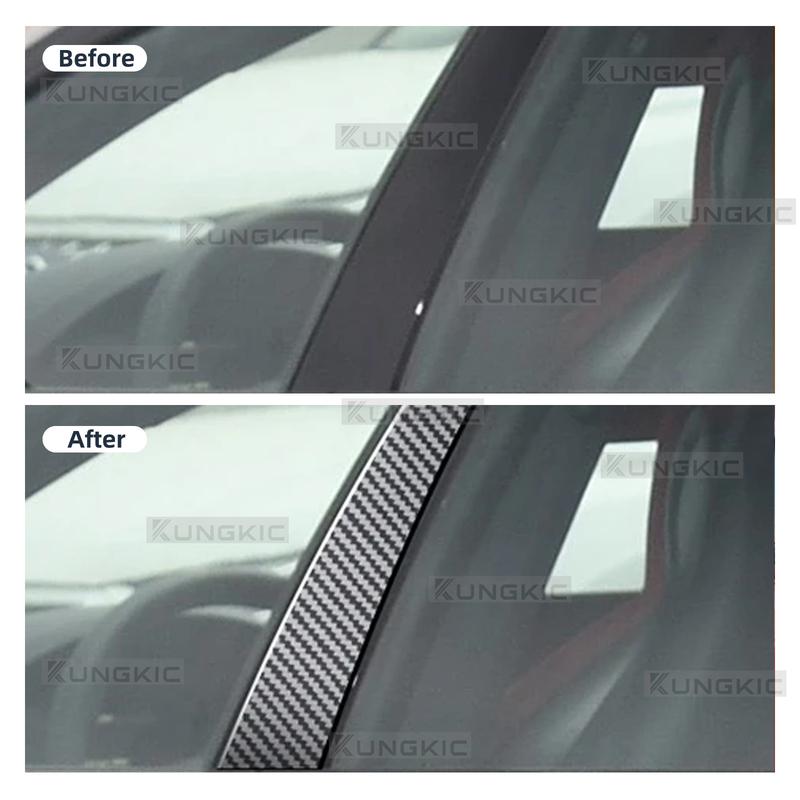 6 sztuk do Kia Sportage NQ5 -2024 Samochód Polerowane Słupki Słupki Słupków Drzwi Okna Listwa Pokrywa Listwa Dopasowanie Słupków B C Naklejka